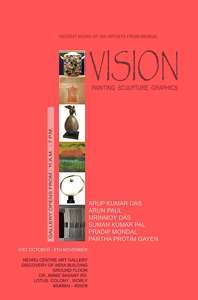 VISION An Exhibition Of Paintings, Sculptures, Graphics By Six Artists From Bengal In Nehru Centre Art Gallery
