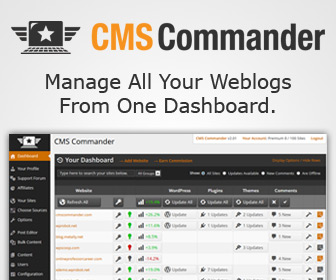 CMS Commander remote website management